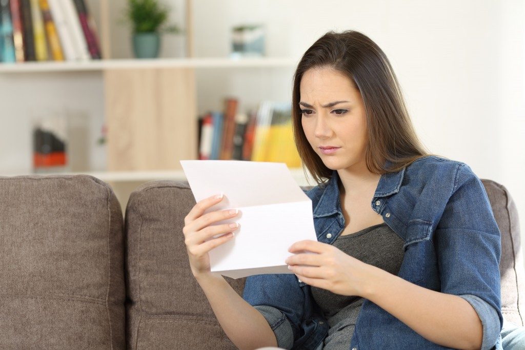 Tenant receiving a letter from the owner