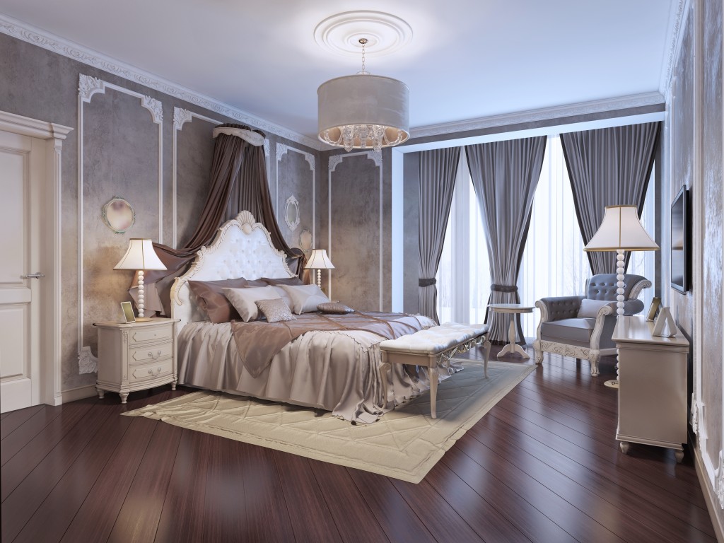 cleen classy victorian bedroom design