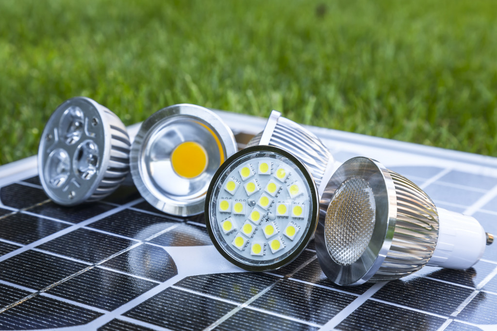 Solar panels and solar bulbs